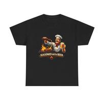 Grilling Chef Pouring Beer Children's Children's T  Children's T-shirt | BBQ Cooking Seasoned With Beer 130