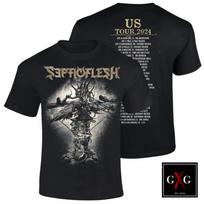 SEPTICFLESH cd lgo A DREADFUL MUSE US TOUR Officl SHIRT XL New modern primitive XL
