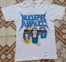 Vtg Nuclear Assault Grupės Tour Koncerto Marškinėliai dydis S-5XL L gray