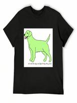 Key Lime Green Dog T-Shirt Anime T Shirts Shirts Graphic T-Shirts Man unisex's Clothing S