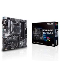 ASUS PRIME B550M-A [MicroATX] Motherboard with AMD B550 chipset, AM4 compatible.