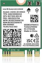 Intel Wi-Fi 6E AX210NGW Wireless LAN M.2 WiFi Wireless Card Bluetooth 5.3 802.11ax Compatible with Windows 1011 64-bit