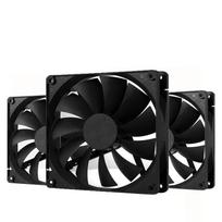 PANO-MOUNTS PC Case Fan 140mm PWM Fan, 14cm, 25mm Thick, 4-PIN, 400~1700rpm, 3-Pack