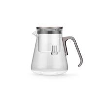 Heat-Resistant Borosilicate Glass Teapot 800ml,aluminum alloy handle,Tea Diffuser