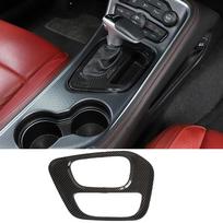 Car Center Console Gear Shift Panel Decoration Cover Stickers Trim for Dodge Challenger 2015-2025 Interior Mouldings Accessories