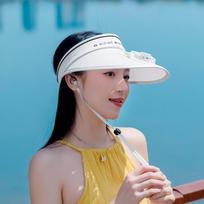 Breathable Cooling Fan Hat Sunscreen Fan Sun Visor Hat Fishing Hat Cooling Peaked Cap Hat Usb Charging Hat Fan For Sport Sunhat balta