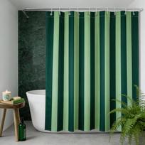 Pink and Orange Shower Curtain Abstract Bohemian Fabric Shower Curtain with 12 Hooks Waterproof Bathroom Decoration (as the picture,W90xH180cm)