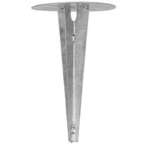 Garden Lamp Base, Ground-Punched, Round Anchor Bracket, 190Mm