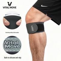 Adjustable Sports Knee Brace with Patella Strap - Compression & Breathable Support for Running (Unisex) One Size