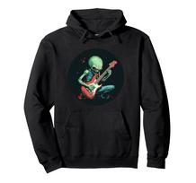 Electric Strings and Alien Dreams Lock-On Hoodie for Boys and Girls