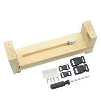 Wooden Paracord Bracelet Maker Kit:Jig with 11pcs Stainless Steel Weaving Needles, DIY Friendship Bracelet Crafting Set