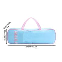 Zipper Closure Design Mahjong Storage Bag Equipped With Handle Large Capacity Mahjong Game Organizer Bag Ergonomic Comfortable