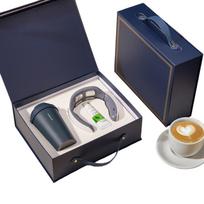Premium Coffee Cup and Neck Massager Gift Set