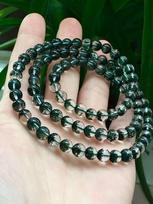 Green Phantom Multi-Strand Crystal Bracelet Necklace for Women - Natural Gemstone Jewelry, Perfect Couple's Gift 6mm