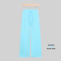 LULU Women's High-Waist Loose Velvet Sweatpants - Wide Leg Yoga Pants with Drawstring XXXL