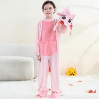 Halloween Dinosaur Costume for Kids Animal Cosplay Outfit Party Dress Up Jumpsuit 4Y