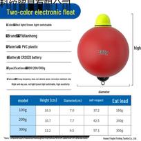 300g High Buoyancy Electronic Night Glow Bite Indicator Float for Grass and Silver Carp 1 float + 1 CR2032 battery