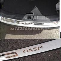 Nissan Qashqai J11 bagažinės apdailai Automobilio nerūdijančio plieno galinio buferio apsauga Durų slenksčio dangtelis Automobilio lipdukas stiliaus priedai sidabras