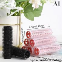 6Pcs Hair Roller Set Self Grip No Heat Curler Different Size Self-adhesive Heatless Hair Styling Tool