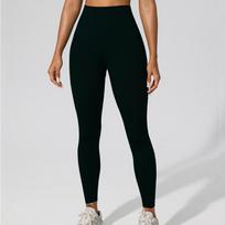 European and American high-waisted sweatpants yoga clothes women's tight elastic fitness trousers breathable seamless running yoga pants S juoda