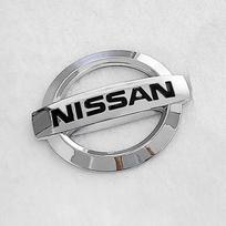 ABS Car Front Grille Tail Logo Emblem Rear Sticker Badge Nissan 350Z Qashqai Sylphy X-Trail 370Z Altima Juke Kicks Micra NV200 8.7x7.5