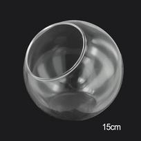 15cm Glass Terrarium Versatile Design Fits Tealights And Candles Suitable For Ornaments Single Piece Pack For Christmas 13.5cm
