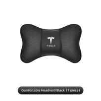 2025 Car Headrest Ice Silk Pillowcase Memory Foam Pillow Auto Accessories Key For Tesla Model 3 Model Y S X Cybertruck Highland