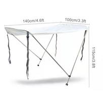 Bimini Top Cover Waterproof Anti-UV Kayak Boat Canopy Awning Sun Shade bimini top boat canopy