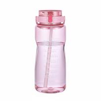 Water Bottle Outdoor Sports Water Bottle Plastic Fitness Water Bottle Extra Large Capacity Kettle with Double Straws