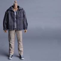 112 Scale MaleFemale Unisex Articulated Action Figure Outfit: Casual Suit, Cargo Pants Suit, Fashion Suit (Body, Head, Shoes, etc. not included)