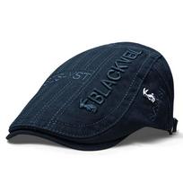 Fashion Adjustable Men Beret Rabbit Embroidery Sunscreen Flat Cap Breathable Newsboy Cap Summer Season