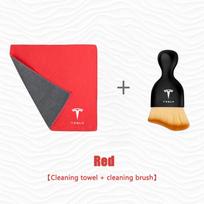 Suede Clean Cloth Car Washing Cleaning Tool Air Conditioner Outlet Cleaning Soft Brush For Tesla Model 3 Y S X Cybertruck SpaceX