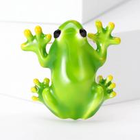 Enamel Green Tree Frog Brooches for Women Unisex Animal Pins Event Party Backpack Decoration Clothes Accessories