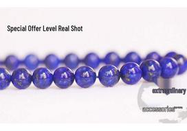 Raw Lapis Lazuli Round Beads for DIY Bracelets – 2/2.5/3/4mm Small Particle Accessories 3-3.5mm/strand (~120 beads)