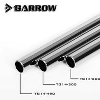 Barrow red copper chrome plated metal hard tube 12 X14mm / 14 X16mm water cooling tube 490mm