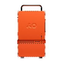 Teenage Engineering Computer-1 DIY PC Case, Aluminum, Dual-Slot GPU Compatible, SFX Power Supply Compatible, Compact Mini-ITX (Pure Orange)