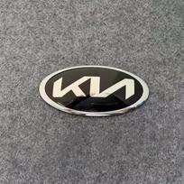 Car Front Hood Emblem Rear Trunk Badge Sticker For KIA EV6 Sorento Niro Stinger Ceed Carnival K5 K9 Soul Carens VQ Cadenza Sport 115 x 58mm