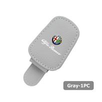 Magnetic Car Glasses Holder Sunshade Platep Card Ticket Clip For Alfa Romeo 159 Giulietta Giulia 147 Mito 156 159 166 GT Stelvio
