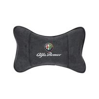 Keychain Car Headrest Memory Foam Car Neck Pillow Auto Accessories For Alfa Romeo 4C 159 166 Spider Giulia Giulietta 156 Tonale