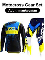 motocross gear set Enduro cross Jersey Pant Kits Racer Gear Set Off-road Mens Kits Women's mountain Downhill Motorcycle MX L-34