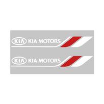 2PCS Car Crystal emblem Auto Decor Decals Car Window Wiper Stickers For KIA Soul Sorento K2 K5 Picanto Optima Sportage Cerato rožinė raudona spalva