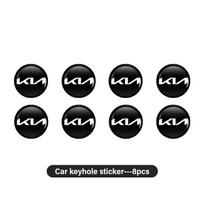 8/12/20PCS Car Remote Control Key Badge Emblem Stickers Decorat Accessories For KIA Rio K5 K2 K3 Sportage Ceed Sorento Picanto