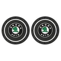 Car Anti-Slip Silicone Coaster Waterproof Water Cup Mat Drink Pad For Skoda Scala Kamiq Karoq Octavia 2 3 A7 Fabia Rapid Superb
