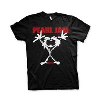 Pearl Jam Stickman Men T-Shirt Black, Regular M Black S