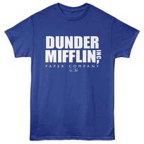 The Office - Dunder Mifflin Logo -  Short Sleeve Children's T-shirt - Royal 130