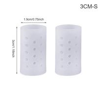 2Pcs Silicone Gel Little Toe Tube Protector Toes Covers Prevents Blisters Anti-Friction Breathable Foot Care Pedicure Tools