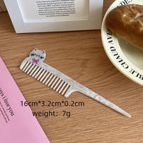 Hair Care Tulip Acetate Comb Cartoon Puppy Makeup Comb Hair Styling Tool Vegetable Hairdressing Combs Household