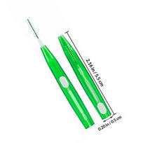 60Pcs Interdental Brushes High Quality Push-Pull Toothpick Brush Comfortable Grip Dental Care Oral Cleaning Tool for Braces
