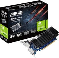 NVIDIA GeForce GT 730  2GB GDDR5  HDMI 2.0b  HDMI 1.4a  Fanless design  2 slots  GPU Tweak II  GT730-SL-2GD5-BRK [Used]