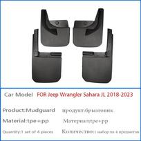 2018 m. – „Jeep Wrangler Sahara JL“ purvasaugiams, purvasaugiams, purvasaugiams, sparnams, automobilio aksesuarams, priekyje, gale, 4 vnt. wrangler 18-23